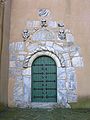 Portal der Kapelle von Notre-Dame du Château d'Ultrera