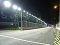 The Raffles Avenue after Turn 14