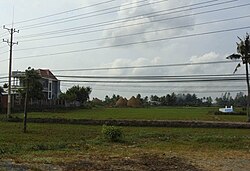 View of the countryside in Vũng Liêm