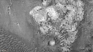 Dunes on floor of Rutherford Crater, as seen by CTX camera (on Mars Reconnaissance Orbiter). Note: this is an enlargement of the previous image.