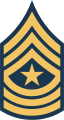 Exército dos EUA (Sargeant Major)