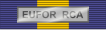 CSDP Medal EUFOR RCA ribbon bar