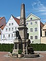 Kriegerdenkmal mit Obelisk und Löwen, 1905