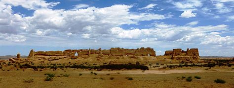 Han dynasty Granary west of Dunhuang on the Silk Road.