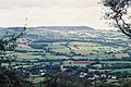 View from Hardown Hill looking northwest over Whitechurch Canonicorum