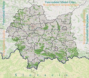 Limanowa se află în Voievodatul Polonia Mică