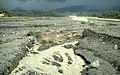 Horký typ laharu ze sopky Santiaguito v Guatemale (1989)