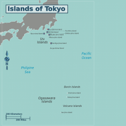 Isole di Tokyo – Mappa