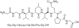 Estructura peptídica del Acetato de Lazarotide