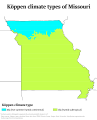 Image 7Köppen climate types of Missouri (from Missouri)