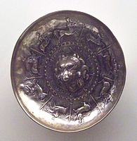 Silver patera from Hispania (Roman Spain), 2nd–1st century BC)