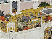 Parashurama matant al rei Kartavirya Arjuna.[24]