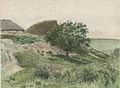 Andruszowka, Ukrainian Landscape of Andruszowka, watercolor, 1880, (National Museum in Warsaw)