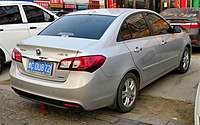 Rear view of the Changan Alsvin V5
