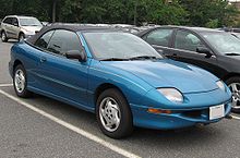 1995-1999 Pontiac Sunfire convertible