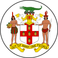 Günümüzde kullanılan Jamaika armasının farklı versiyonu (1962)