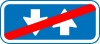 UD21.2: End of Two-way cycle traffic