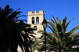 The church in La Palme
