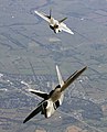 F-22 Raptor skrydyje virš Jutos