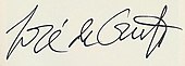 signature de José de Creeft