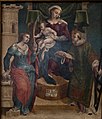 Pietro Negroni, Madonna col bambino e S.Barbara e S.Lorenzo (1552) olio su tavola, 128x108 cm