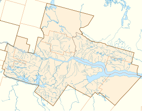 Voir sur la carte administrative de la région métropolitaine de Saguenay