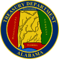 Sello de armas del Departamento del Tesoro de Alabama