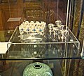 Asia Display. Tiara and silver cups, gifts from the government of Iran.