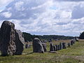 Carnac-eko harri lerroak.