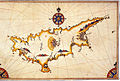 Image 2Ottoman admiral, geographer and cartographer Piri Reis' historical map of Cyprus (from Cyprus problem)