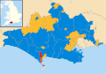 2005 results map