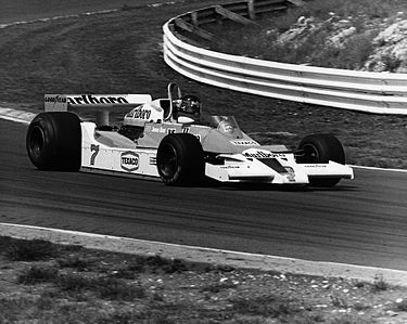 James Hunt driving the McLaren M226 at Brands Hatch in 1978