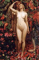 The Woman, the Man, and the Serpent اثر Byam Shaw