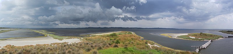 Panorama over Karavastalagunen.