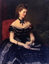 Retrato de Matilde de Aguilera y Gamboa, señora de Fontagud, de Federico de Madrazo y Kuntz (1873).