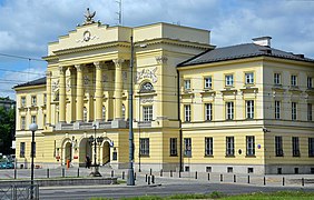 Mostowski Palace, the seat of Warsaw's police headquarters