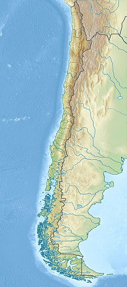 Aricas läge i Chile.