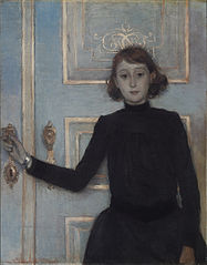 Portrait de Marguerite van Mons de Théo Van Rysselberghe (1886)