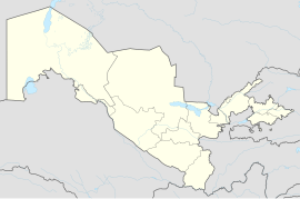 Toʻraqoʻrgʻon is located in Uzbekistan