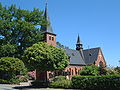 Die Aukruger Kirche im Sommer 2006