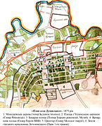 Plan de Lougansk en 1879.