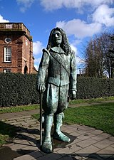 Bronze sculpture of the Childe of Hale