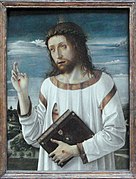 Cristo bendiciente, de Giovanni Bellini.