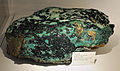 Atacamite from Chile displayed in the Harvard Museum of Natural History