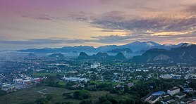 Ipoh city skyline