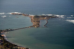 Aerial view of Isla de Cabras