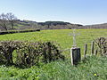 Paysage avec croix, hameau le Trait du Mas.