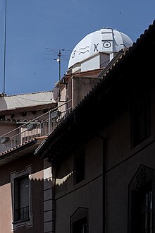 Kupolo de la Observatorio Pratdesaba en Vic