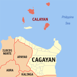 Peta Cagayan dengan Calayan dipaparkan