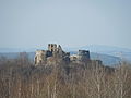 A more current view of the castle from the southeast, facing to the northwest, during late winter (March 2014)